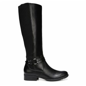 Lifestride X-Anita Black Athena Leather Boots Size: 7.5